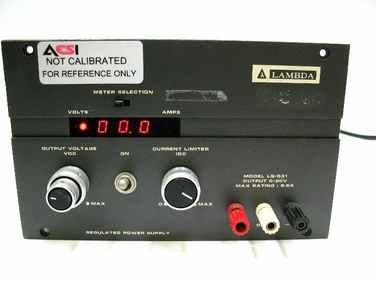 Lambda electronics meter regulated power supply LQ531