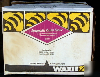 Case - waxie enzymatic luster creme scouring compound