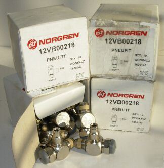 Norgren 5/8 right angle flow control 12VB00218 {box 10}