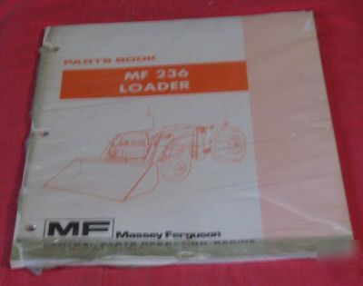  massey ferguson mf 236 loader parts book