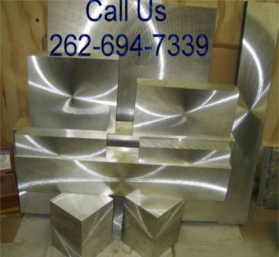 Aluminum fortalÂ® plate 2.240 x 7 1/4 x 8 ground 2 sides