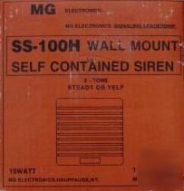 Mg elec ss-100H alarm security system siren for ademco