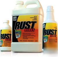 Rustblast will remove rust from surface. (gallon)