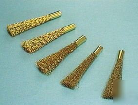 Fibreglass pen brass fibre refills abrasive cleaning X5