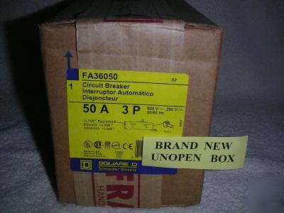 New FA36050 square d unopen box ----------------> brand 
