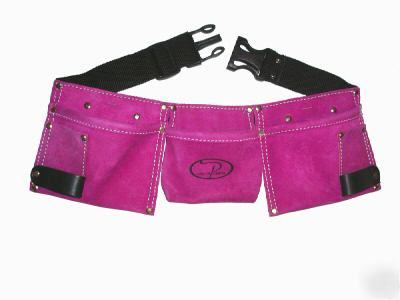 New mini girls pink suede leather tool belt girlgear 