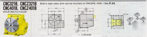 Nikken CNC321B cnc rotary table