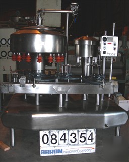 Used: federal rotary gravity filler, model GWS3/155R109