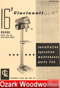Cincinnati royal 16 inch drill press manual