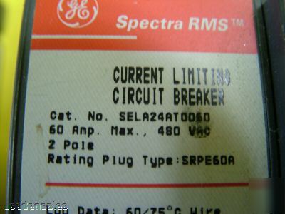 Ge spectra rms 60A circuit breakers SELA24AT0060