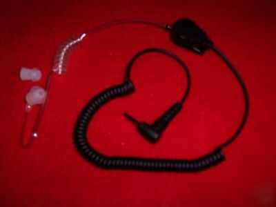 Listen only clear headset for 2-way radio 3.5MM