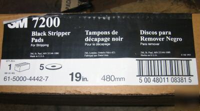 3M 7200 black stripper pad 19