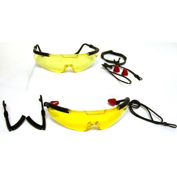 Combo ear plug & safety hunting glasses 2