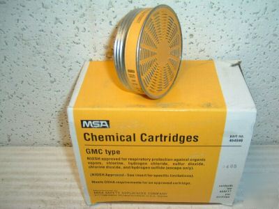 Msa respirator cartridges type gmc box of (10) <803ER03