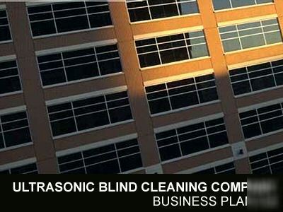 Ultrasonic blind cleaning company - business plan