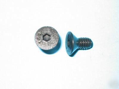 100 flat head socket cap screws- size: 1/4-20 x 1-3/4