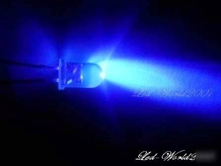 100X 3MM 5000MCD blue flash led lamp light diy
