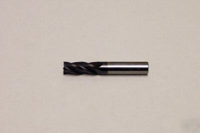 New - usa solid carbide tialn coated end mill 4FL 1/4