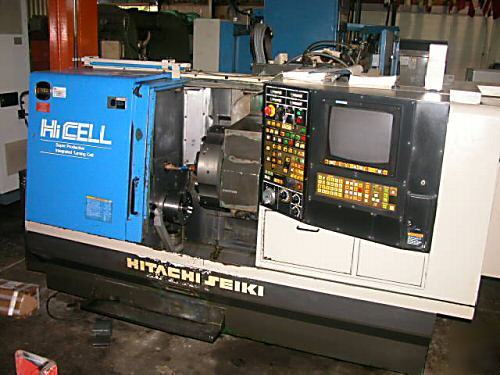 Hitachi seiki hicell 20 cnc turning / milling center