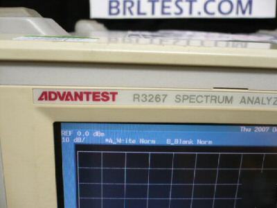 Advantest R3267 spectrum modulation analyzer 100HZ-8GHZ