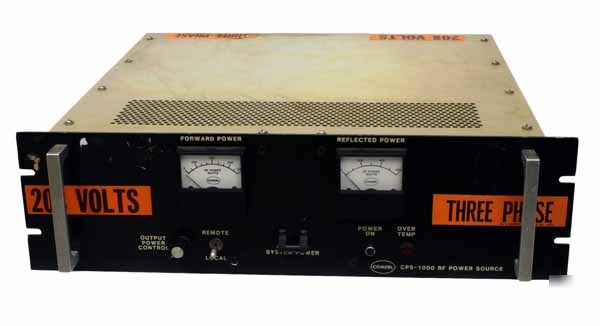 Comdel cps-1000 rf power source 208 volt three phase