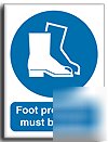 Foot protection sign - a.vinyl-200X250(ma-036-ae)