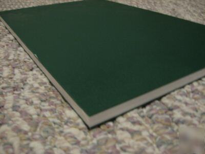 Green w green plastic colorcore sheet 1/2 x 11