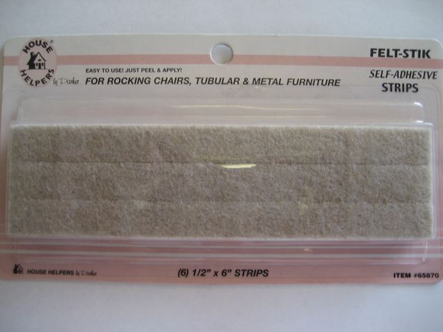 Heavy duty adhesive felt strips-pmt 65870