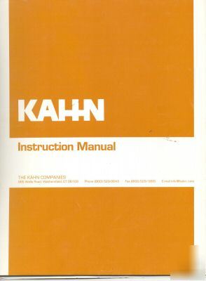 Kahn cermet hygrometer operating instructions