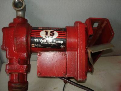  fill-rite fuel transfer pump 12 volt d/c 15 gpm