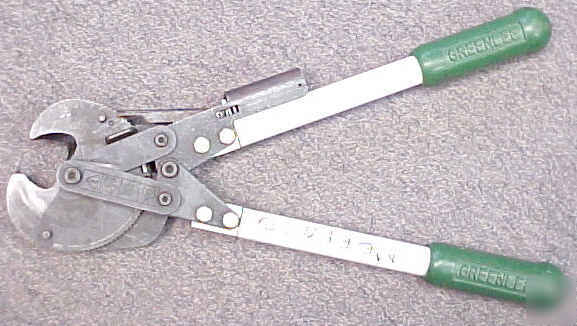 774 greenlee hi performance ratchet cable cutter 