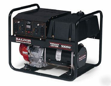 New baldor OHV50 5000 watt portable generator *premier