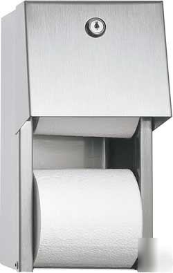 American specialties 2 roll toilet paper dispenser 0030