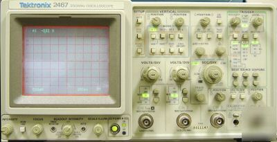 Tektronix 2467 350 mhz 4-channel scope, certified
