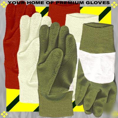3 medium female latex work gloves garden cut resistance