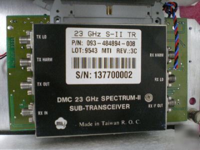 Mti digital microwave 23GHZ transceiver synthesizer cpu