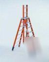 Werner E7412 fiberglass extension trestle ladder