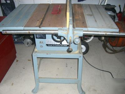 Delta model 10 table contractor wood shop saw 34-410
