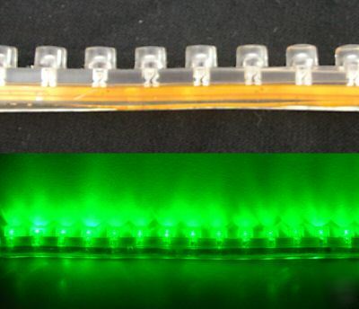 3,green 24CM pvc neon light strip 12V waterproof led 