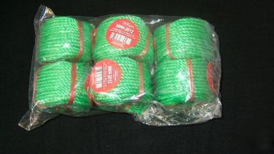 6 rolls nylon string rope very strong packing shipping