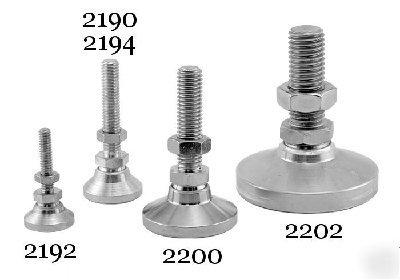 8020 deluxe 1/4-20 leveling foot 10 s 2192 n