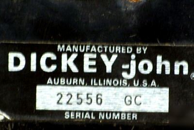 Dickey john servo electronic sander spreader control 