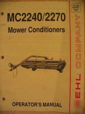 Gehl MC2240 MC2270 mc 2240 2270 mower conditioner ops