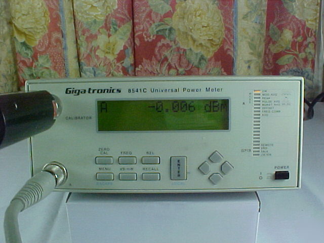 Gigatronics 8541C - front inputs