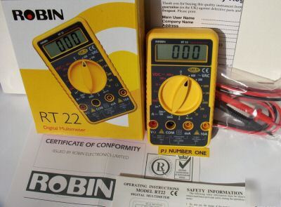 New robin RT22 multi electrial test meter brand boxed