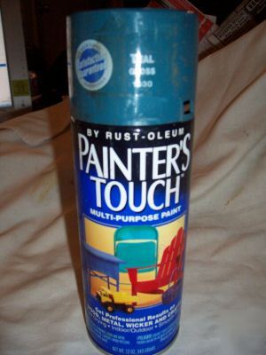 Painter's touch spray paint teal gloss 1930 rust-oleum