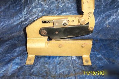  coronet sheet metal hand shear cutter machine nice 