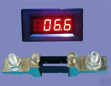 3-1/2 dc digital amp meter w/ shunt/RANGE100A,150A,200A