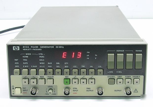 Hp - agilent - 8112A 50 mhz pulse generator - repair