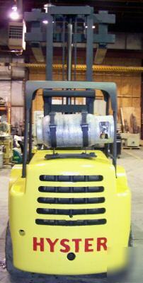 Hyster 8,000#, 8000# dual pneumatic tired forklift 